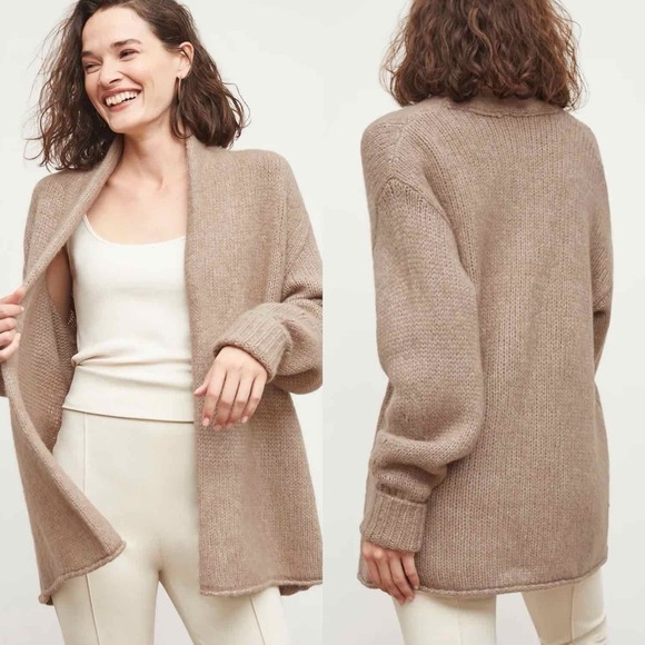 M.M La Fleur The Frederick Cardigan Yak Baby Alpaca Size M/L - Picture 8 of 15